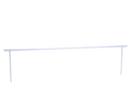 Plattenträger für Eiermann 2 Tischgestelle, Für Tischgestell 135 cm, Weiß