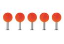 Dots Wandhaken 5er Set, Orange