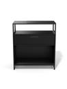 M1 Sideboard, Variante 1 (H 90 x B 80 cm) - 1 Schubfach, Schwarz