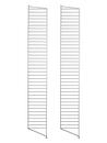 String System Bodenleiter, 2er Set, 200 x 30 cm, Schwarz