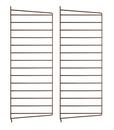 String System Wandleiter, 2er Set, 75 x 30 cm, Braun