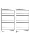 String System Wandleiter, 2er Set, 50 x 30 cm, Dunkelgrau