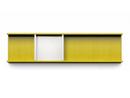 Meterware Ablageschale, Hoch (5 cm), currygelb, Hoch (4,5 cm), signalweiß
