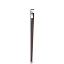 Tiptoe Tischbein, 90 cm, Patinierter Stahl