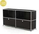 USM Haller E Sideboard L mit Fachbeleuchtung