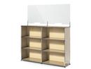 USM Haller Counter L mit Security Screen, USM beige