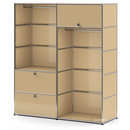 USM Haller Garderobe L mit 2 Kleiderstangen, USM beige