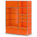 USM Haller Garderobenschrank Typ I, Reinorange RAL 2004