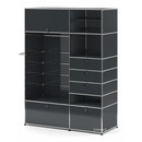 USM Haller Garderobenschrank Typ II, Anthrazitgrau RAL 7016