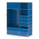 USM Haller Garderobenschrank Typ II, Enzianblau RAL 5010