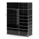 USM Haller Garderobenschrank Typ II, Graphitschwarz RAL 9011