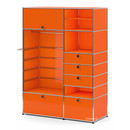 USM Haller Garderobenschrank Typ II, Reinorange RAL 2004