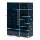 USM Haller Garderobenschrank Typ II, Stahlblau RAL 5011