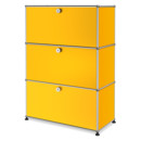 USM Haller Highboard M, individualisierbar, Goldgelb RAL 1004, Mit Klappe, Mit Klappe, Mit Klappe