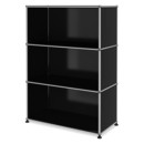 USM Haller Highboard M offen, Graphitschwarz RAL 9011