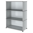 USM Haller Highboard M offen, Lichtgrau RAL 7035