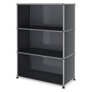 USM Haller Highboard M offen, Mittelgrau RAL 7005