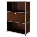 USM Haller Highboard M mit 1 Klappe, USM braun