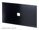 USM Haller Tablar mit Kabeldurchlass, 75 x 35 cm, Graphitschwarz RAL 9011, Mitte mittig