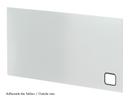 USM Haller Tablar mit Kabeldurchlass, 75 x 35 cm, Lichtgrau RAL 7035, Unten links