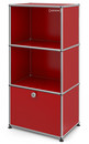 USM Haller Kinder Highboard, USM rubinrot