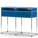 USM Haller Konsolentisch, Enzianblau RAL 5010