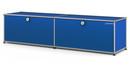 USM Haller Lowboard L mit 2 Klappen, Enzianblau RAL 5010