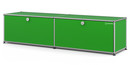 USM Haller Lowboard L mit 2 Klappen, USM grün