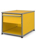 USM Haller Nachttisch mit Schublade, Goldgelb RAL 1004, Klein (H 39 x B 42,5 x T 53 cm)