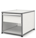 USM Haller Nachttisch mit Schublade, Reinweiß RAL 9010, Klein (H 39 x B 42,5 x T 53 cm)