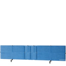 USM Privacy Panels Tischblende, Für USM Haller Tisch Plus/Advanced, 200 cm, Blau
