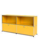 USM Haller Sideboard L mit 2 Klappen, Goldgelb RAL 1004