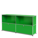 USM Haller Sideboard L mit 2 Klappen, USM grün