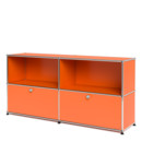 USM Haller Sideboard L mit 2 Klappen, Reinorange RAL 2004