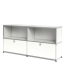 USM Haller Sideboard L mit 2 Klappen, Reinweiß RAL 9010