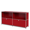 USM Haller Sideboard L mit 2 Klappen, USM rubinrot