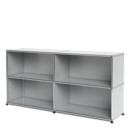 USM Haller Sideboard L offen, Lichtgrau RAL 7035