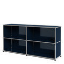 USM Haller Sideboard L offen, Stahlblau RAL 5011