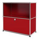 USM Haller Sideboard M mit 1 Klappe, USM rubinrot