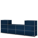 USM Haller Theke Typ 3, Stahlblau RAL 5011, 50 cm