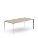 USM Haller Tisch, 200 x 100 cm, Holz, Eiche geölt weiß