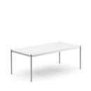 USM Haller Tisch, 200 x 100 cm, MDF (USM Farben), Reinweiß RAL 9010