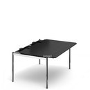 USM Haller Tisch Advanced, 150 x 100 cm, 06-Eiche lackiert schwarz, Ohne Klappe