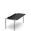 USM Haller Tisch Advanced, 175 x 75 cm, 06-Eiche lackiert schwarz, Ohne Klappe