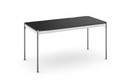USM Haller Tisch Plus, 150 x 75 cm, 41-Linoleum nero, Ohne Klappe