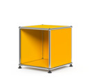 USM Haller Wartezimmer-Beistelltisch, H 35 x B 35 x T 35 cm, Goldgelb RAL 1004