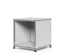 USM Haller Wartezimmer-Beistelltisch, H 35 x B 35 x T 35 cm, USM mattsilber