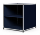 USM Haller Wartezimmer-Beistelltisch, H 50 x B 50 x T 50 cm, Stahlblau RAL 5011
