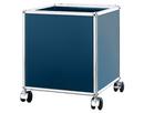 USM Haller Kinder Rollcontainer, Stahlblau RAL 5011, H 43 x B 38 x T 38 cm