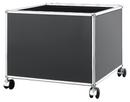 USM Haller Kinder Rollcontainer, Graphitschwarz RAL 9011, H 43 x B 53 x T 53 cm